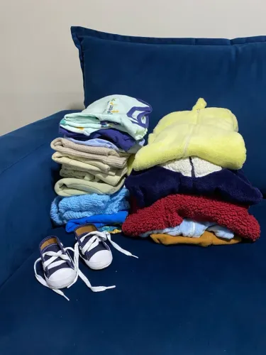 Lote de roupinha de bebê menino