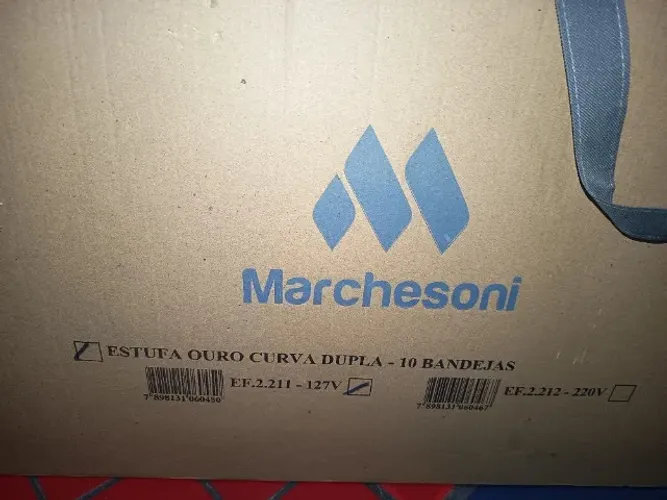ESTUFA 10 BANDEJAS MARCHESONI OURO