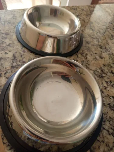 Vendo cama pet elevada nova usou 2 dias potes elevados com 3 comedouros e 2 pratos inox 