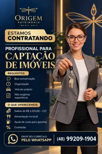 CONTRATANDO CAPTADOR DE IMÓVEIS 