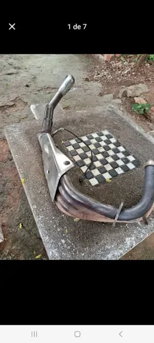 Escapamento hornet ou Cbr 600f sem marmita 