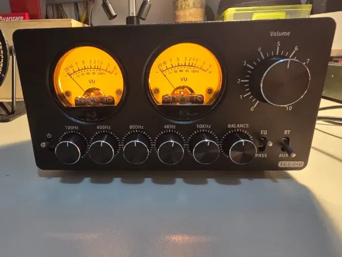 Equalizado 5 bandas com bluetooth e VU meter EQ5-Pro