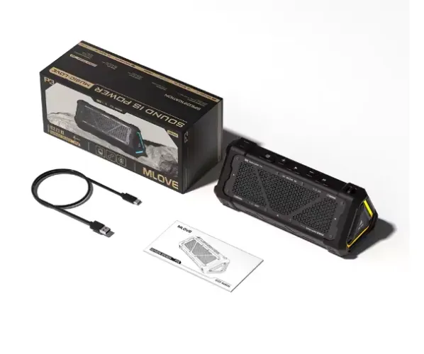 Caixa de som portátil Bluetooth Mlove P3