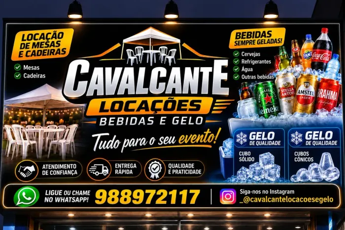 CAVALCANTE LOCAÇÕES E GELO