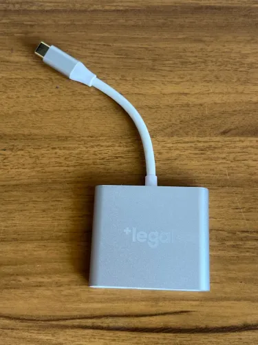 Adaptador USB-C +Legal 3 em 1 HDMI USB 3.0 e USB-C