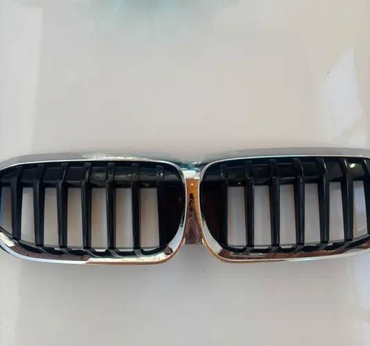 Par Grade Dianteira BMW Original Cromada Preta