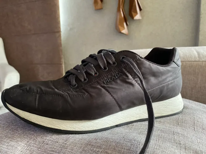 Prada Nylon Piuma Tênis