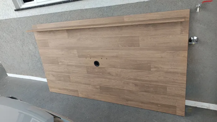 Painel 1,80 x 1,00 de largura.