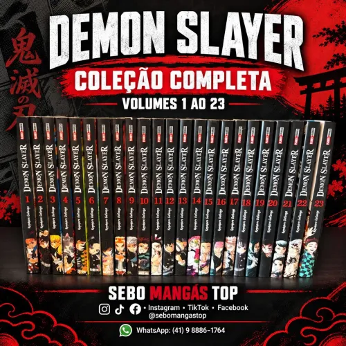 Demon Slayer Mangá Completo 01 ao 23