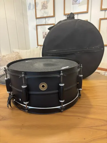 Caixa Tama Metalworks 14x6,5 + Bag + Pele Extra + Esteira Torelli + Memoria Afinação