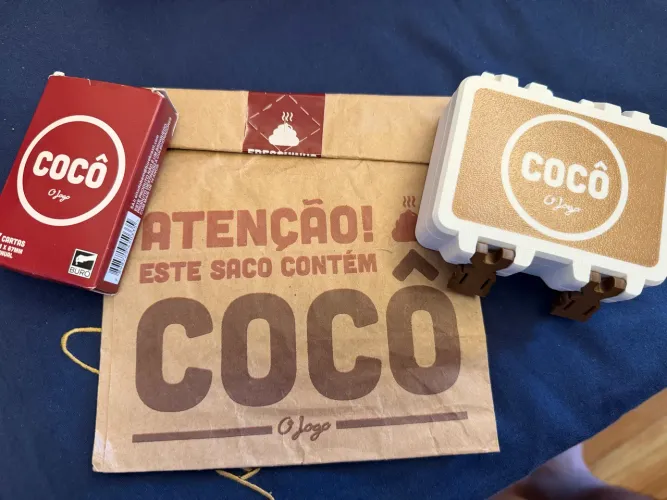 Cocô O Jogo + Sacola + Caixa Personalizada