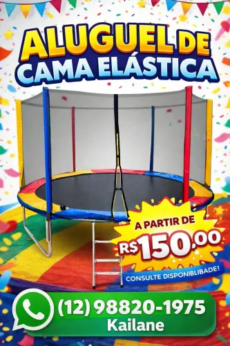 Aluguel de cama elástica! NOVA