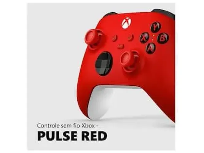 Controle para Xbox sem fio série vermelho