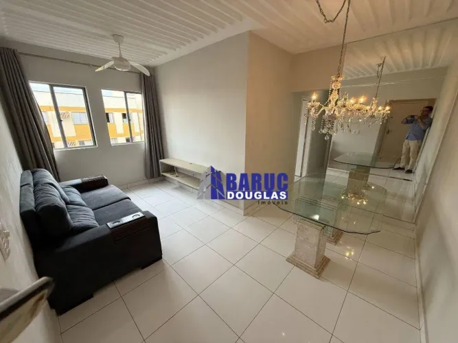 Vende-se lindo apto semi mobiliado no residencial Jardim das Vivendas com 03 quartos, wc s