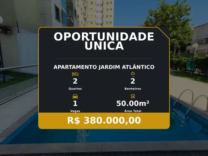 Aproveite este Apartamento no Jardim Atlântico  Conforto e Segurança 24h