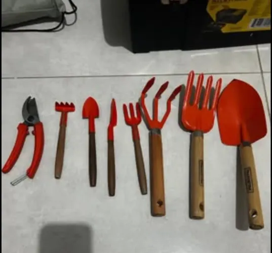 Kit de Ferramentas para Jardinagem - Tramontina + Tesoura de Poda
