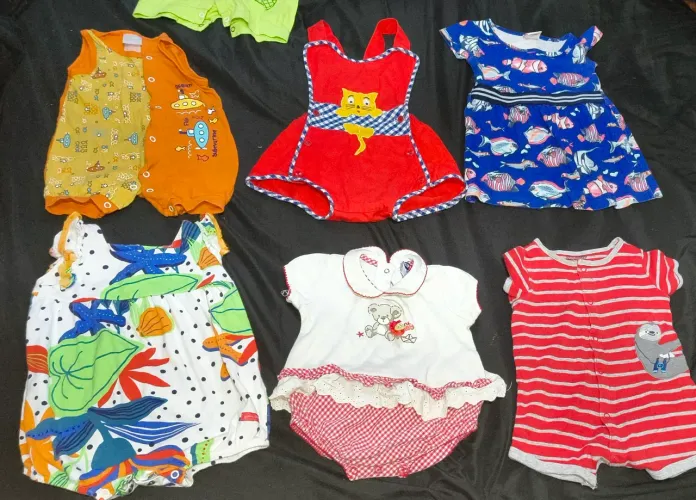 Lote bebê menina 57 peças mais coberta e manta