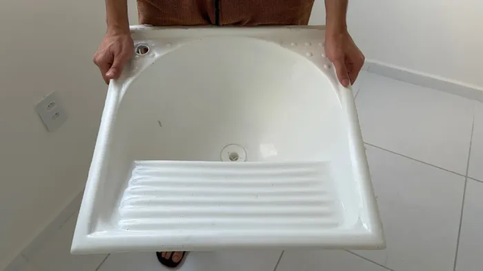Tanque Sintético 50x50 cm Branco