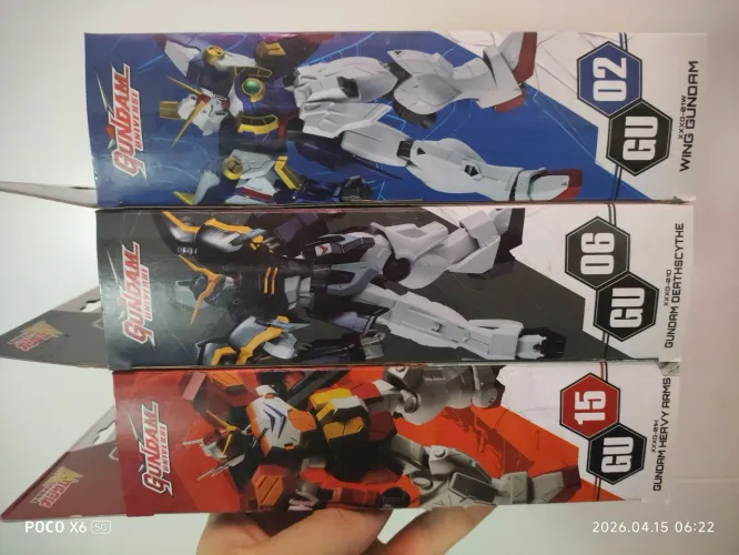 TAMASHII NATIONS Gundam: Wing + DesthScythe + Heavy Arms