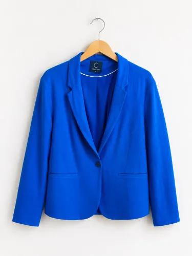 Blazer Feminino Collection Azul Royal