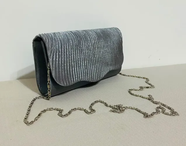 Bolsa Clutch Envelope Plissada Casamento Formatura Gala