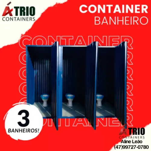 Container Sanitário Coletivo | 100% Acoplável e Prático