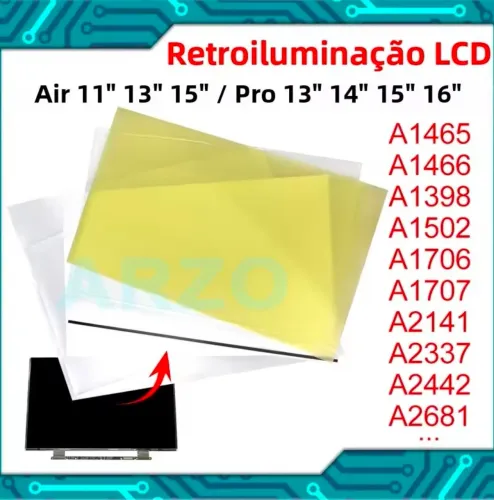 Kit de folhas do backlight para MacBook Pro Retina 13? A1425/A1502