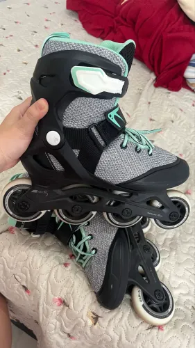 Patins Adulto Inline Fit 100 Oxelo tamanho 35