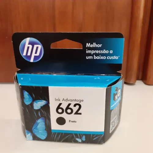 Cartucho Hp 662 preto (original) 2ml