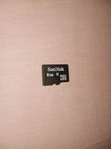 cartão de memória de 8 GB tem coisa de política nele