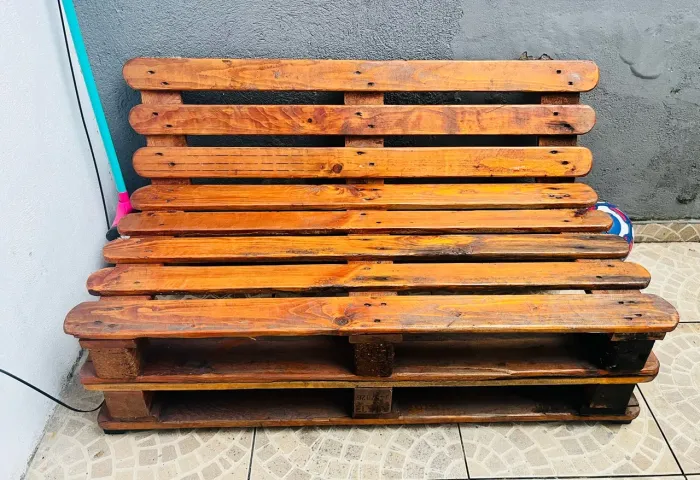 Sofá de pallet 