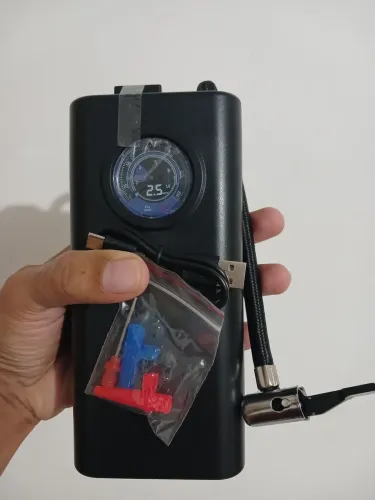 Calibrador de Ar Analógico de Pneu para Carro e Moto Compressor Portátil 150 PSI