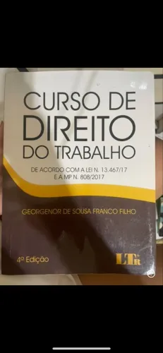 Livro curso de direito do trabalho