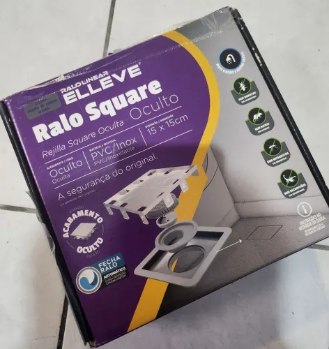 Ralo 15x15 oculto Elleve 