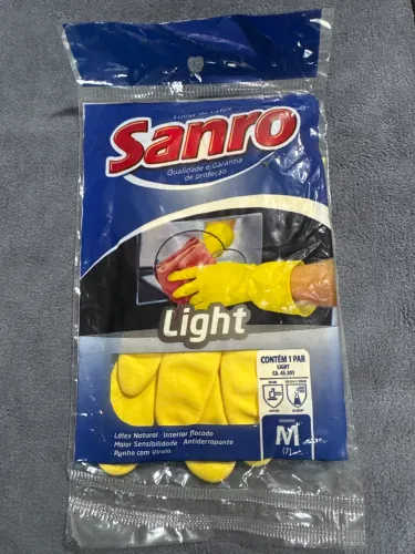 Latex Limpeza Multiuso Sanro AmarelaTamanho (M)