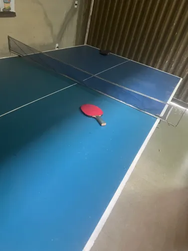 Mesa de Ping Pong com Suporte (Raro) de Metal // Tênis de Mesa