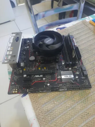 RYZEN 5 5600GT 8GB DDR4 PLACA MÃE B450M ASUS 