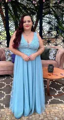Vestido social Plus