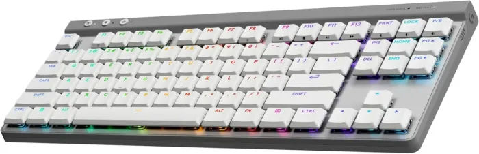 Teclado Mecânico Gamer Sem Fio Logitech G515 Branco