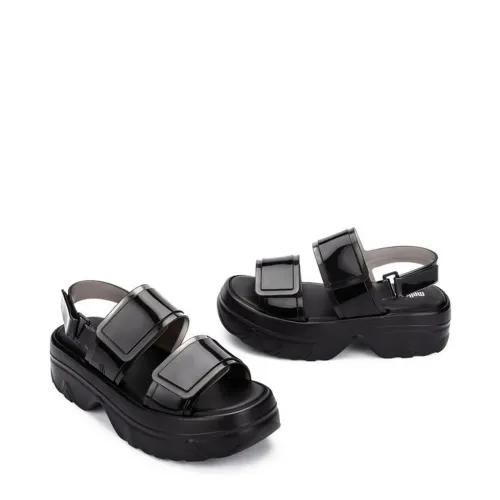 Melissa Brave Platform número 39/40 sandália aberta plataforma alto alta com velcro