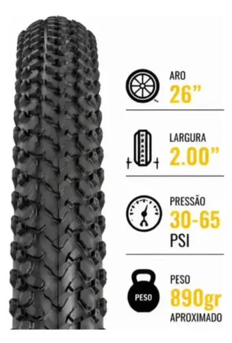 Pneu Bicicleta Pirelli Scorpion Aro 26x2.0 Bike Mtb Mb2