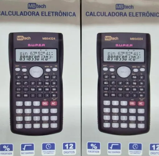 CALCULADORA CIENTIFICA 2 LINHAS 12DIG