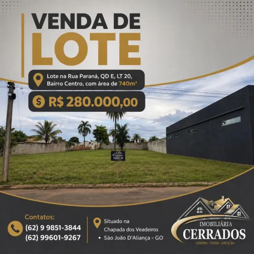 Vende-se lote no Portal da Chapada dos Veadeiros