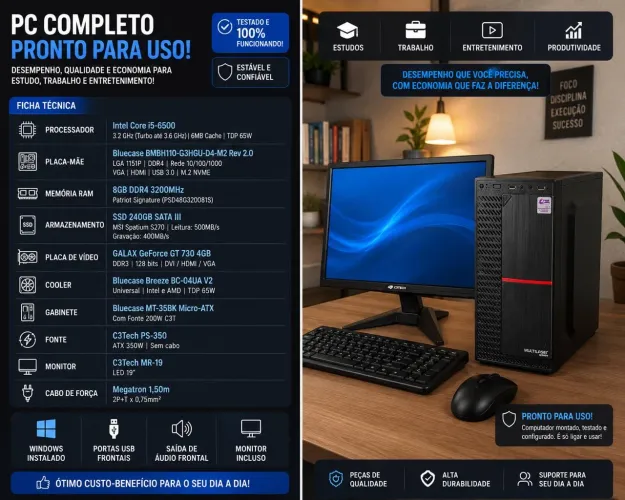 Computador Gamer (completo) 