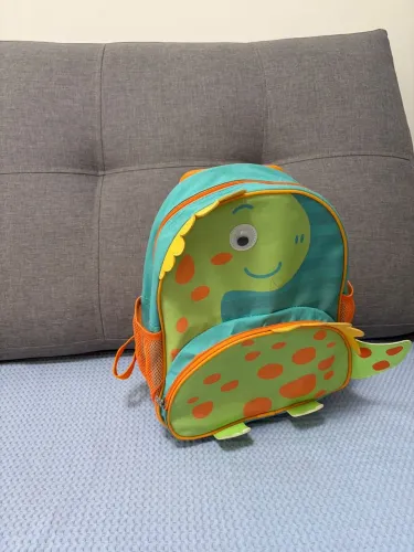 Mochila infantil Dino com rodinhas