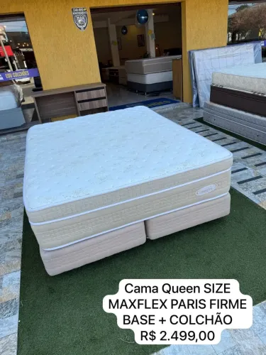 Cama Queen SIZE MAXFLEX PARIS FIRME - ENTREGO