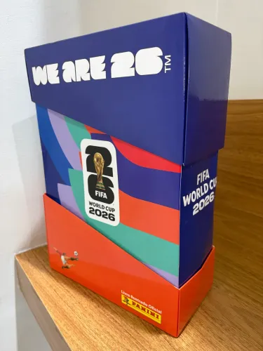 Box Álbuns Copa do Mundo 2026