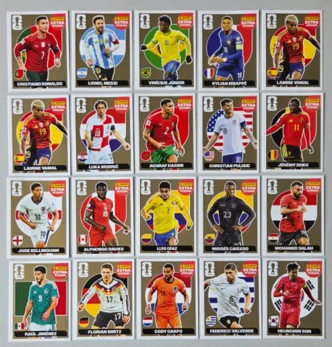 KIT 20 FIGURINHAS LEGENDS OURO 2026
