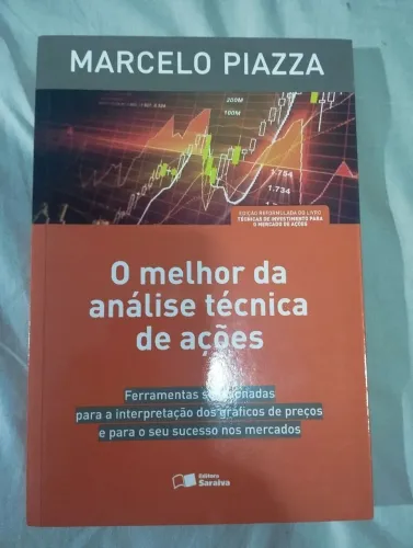 Livro O Melhor Da Análise Técnica De Ações - Marcelo Piazza (Usado - Como Novo)