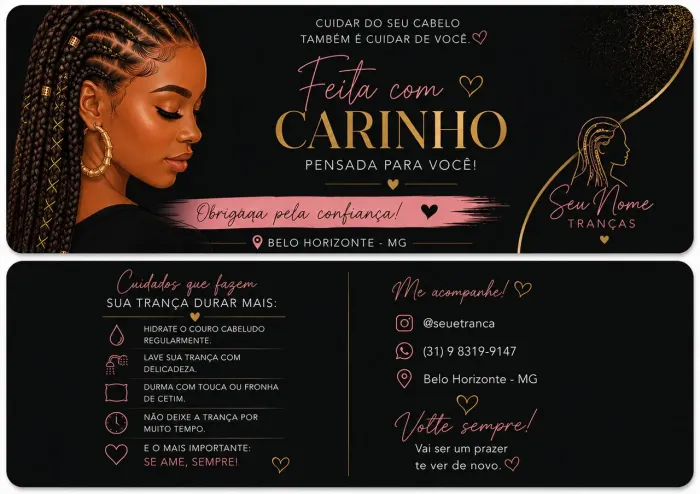 Entrelace  trança e mega hear 